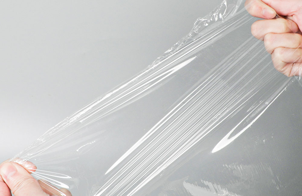 The use of wrapping film see here