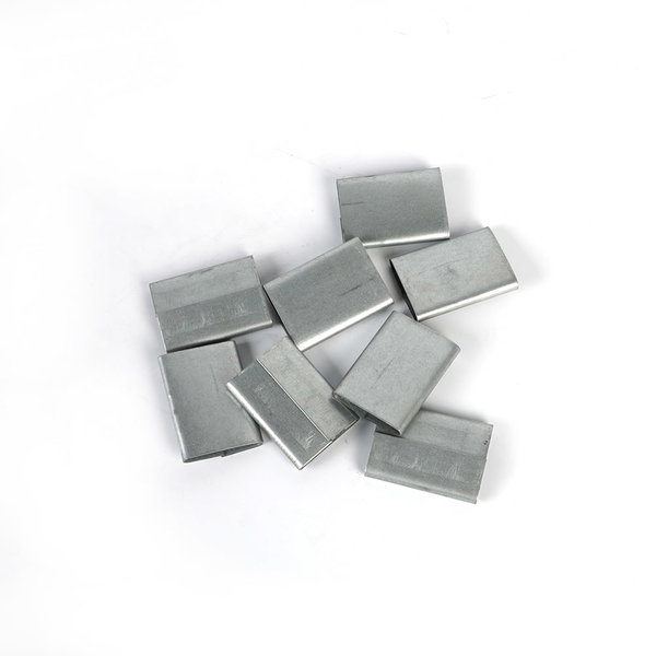 Semi-open galvanized packing buckle Steel strap seal 