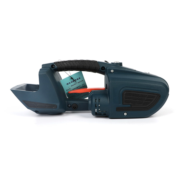Hand-held electric semi-automatic PET strapping machine