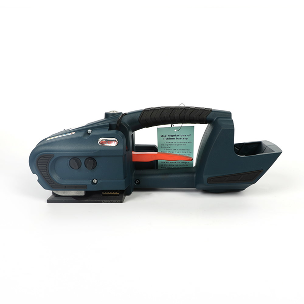 Hand-held electric semi-automatic PET strapping machine